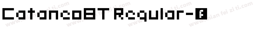 CataneoBT Regular字体转换